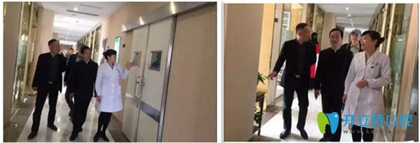 北極星徐院長(zhǎng)帶領(lǐng)史會(huì)長(zhǎng)參觀北極星鼓樓店