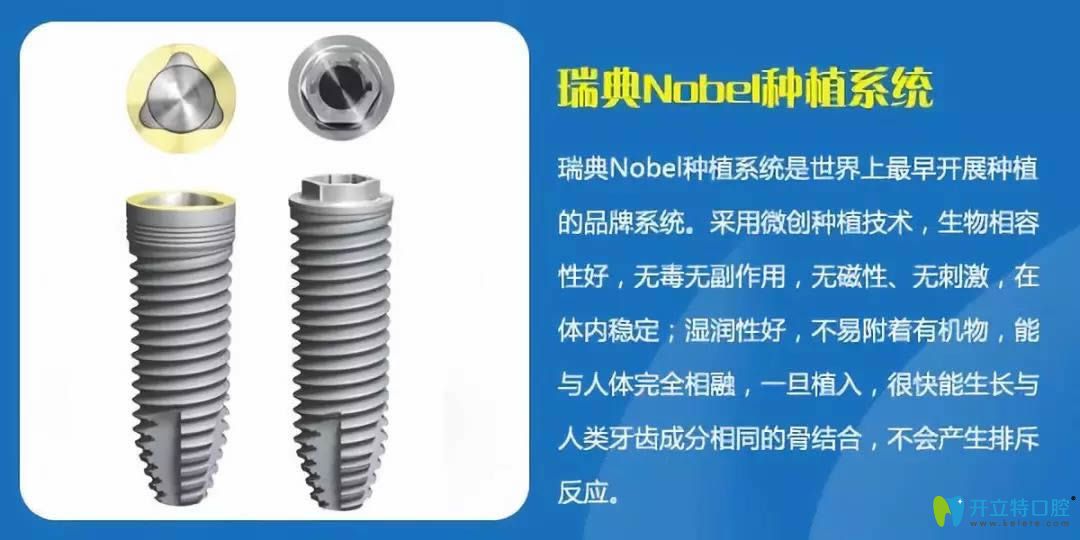 瑞典諾貝爾種植體詳情簡(jiǎn)介圖