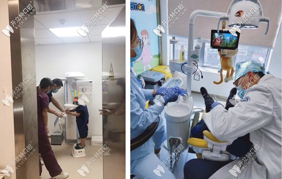 在徐州美奧口腔看牙的小朋友們