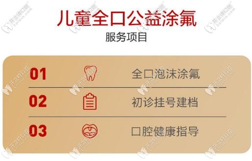 惠州致美口腔兒童全口公益涂氟服務項目