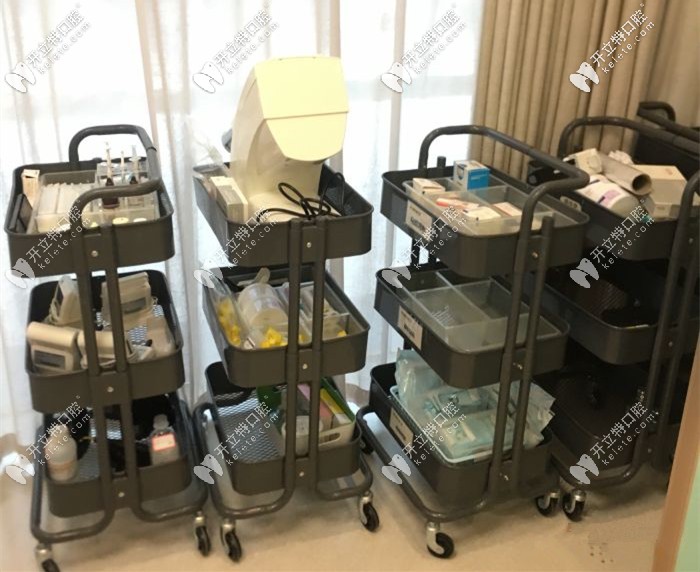 各個(gè)診療室所用到的診療設(shè)備