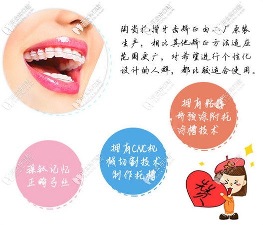 陶瓷托槽半隱形矯正價(jià)格8800元起