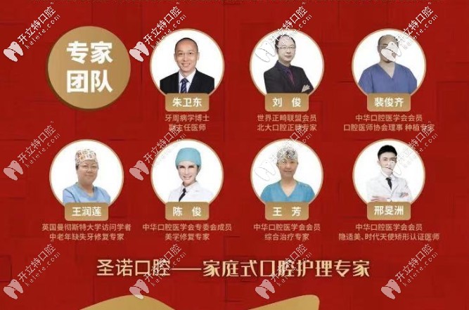 金諾口腔的種植醫(yī)生團隊