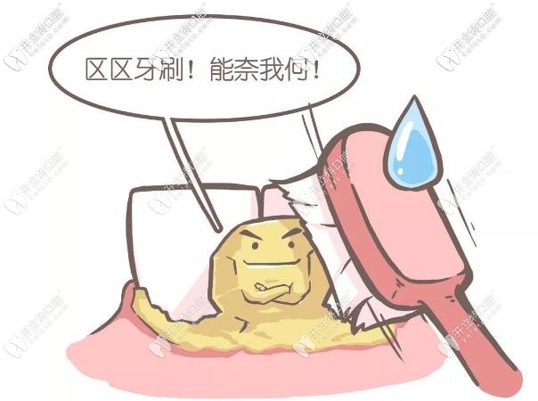 平時(shí)要勤刷牙，保護(hù)口腔健康