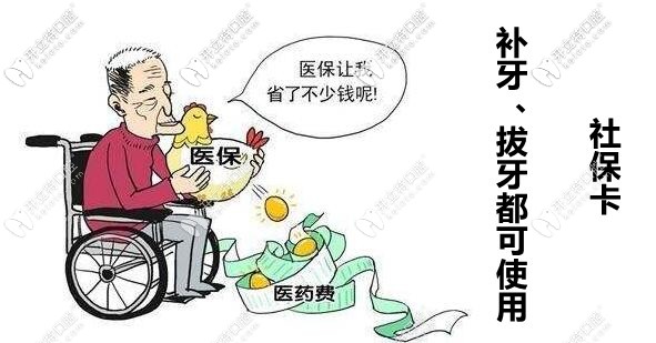 目前：補牙、拔牙是可以刷醫(yī)保卡的